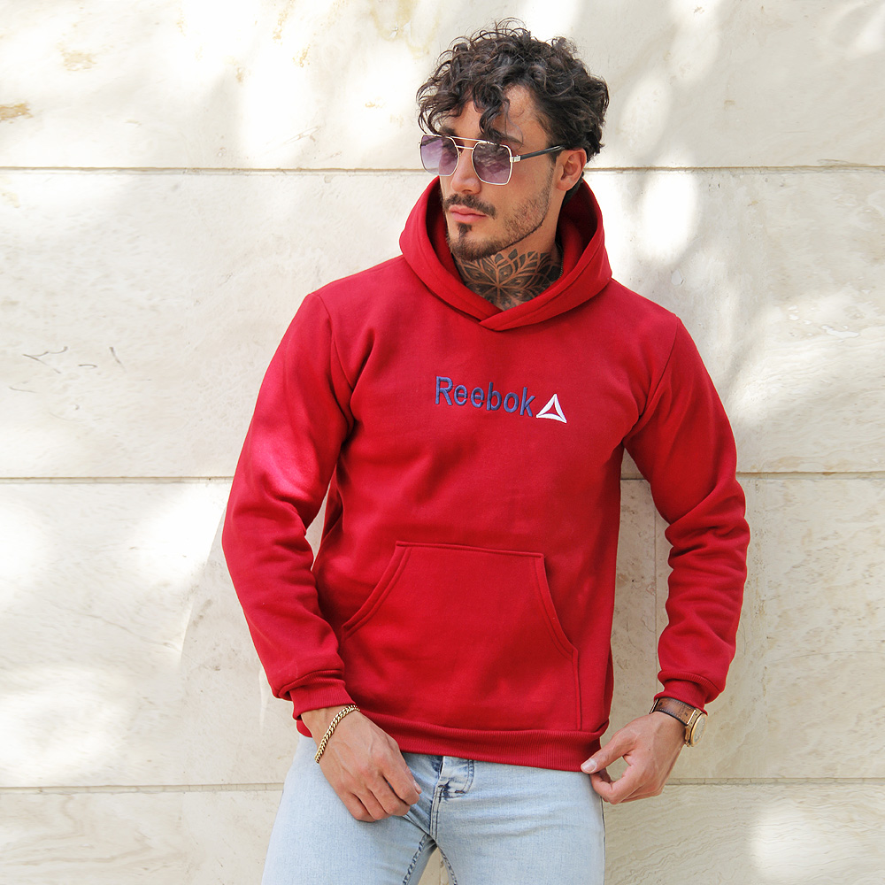 هودی مدل Reebok زرشکی